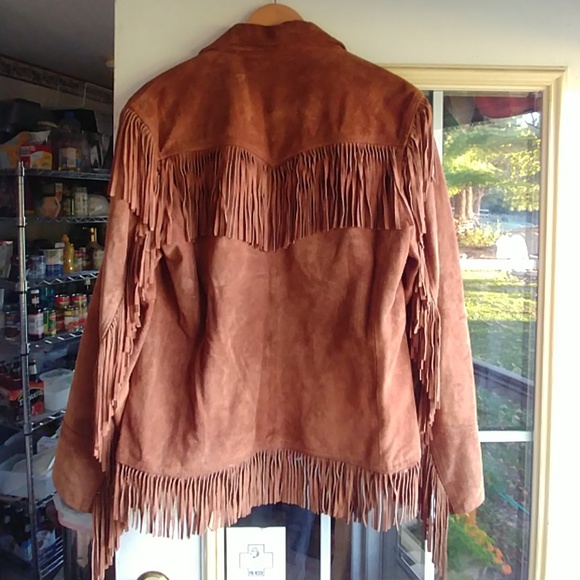Fringed leather jacket - Picture 5 of 5